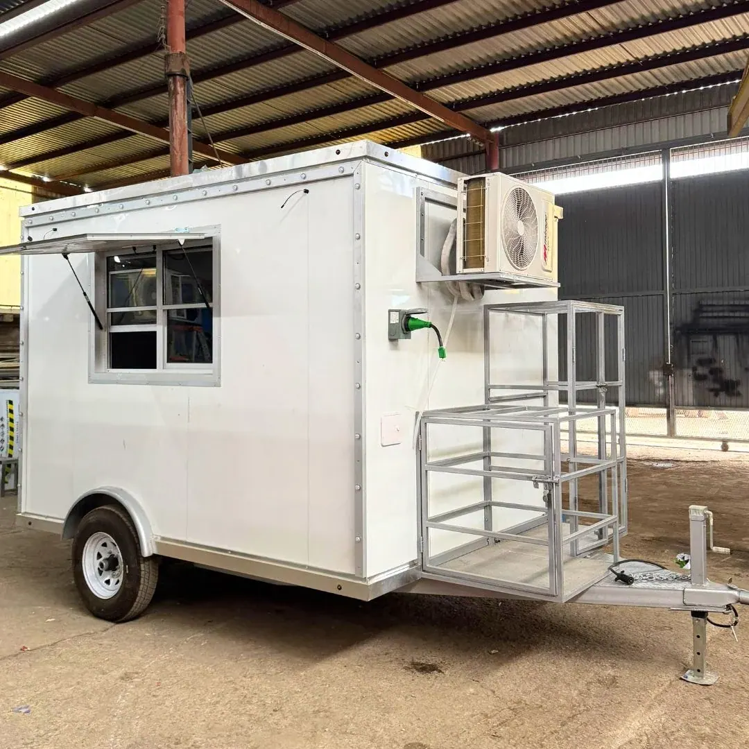 10ft food trailer exterior detail