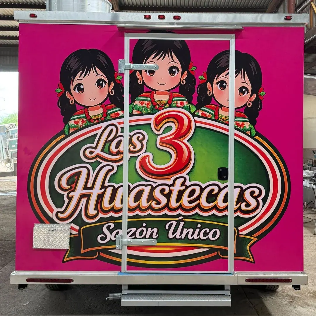 12ft food trailer serving window detail