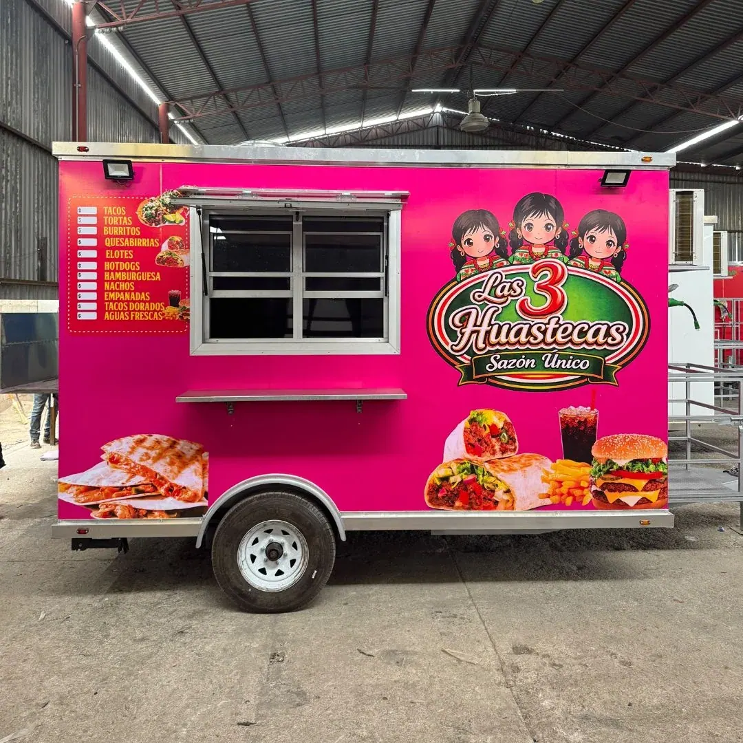 12ft food trailer exterior detail