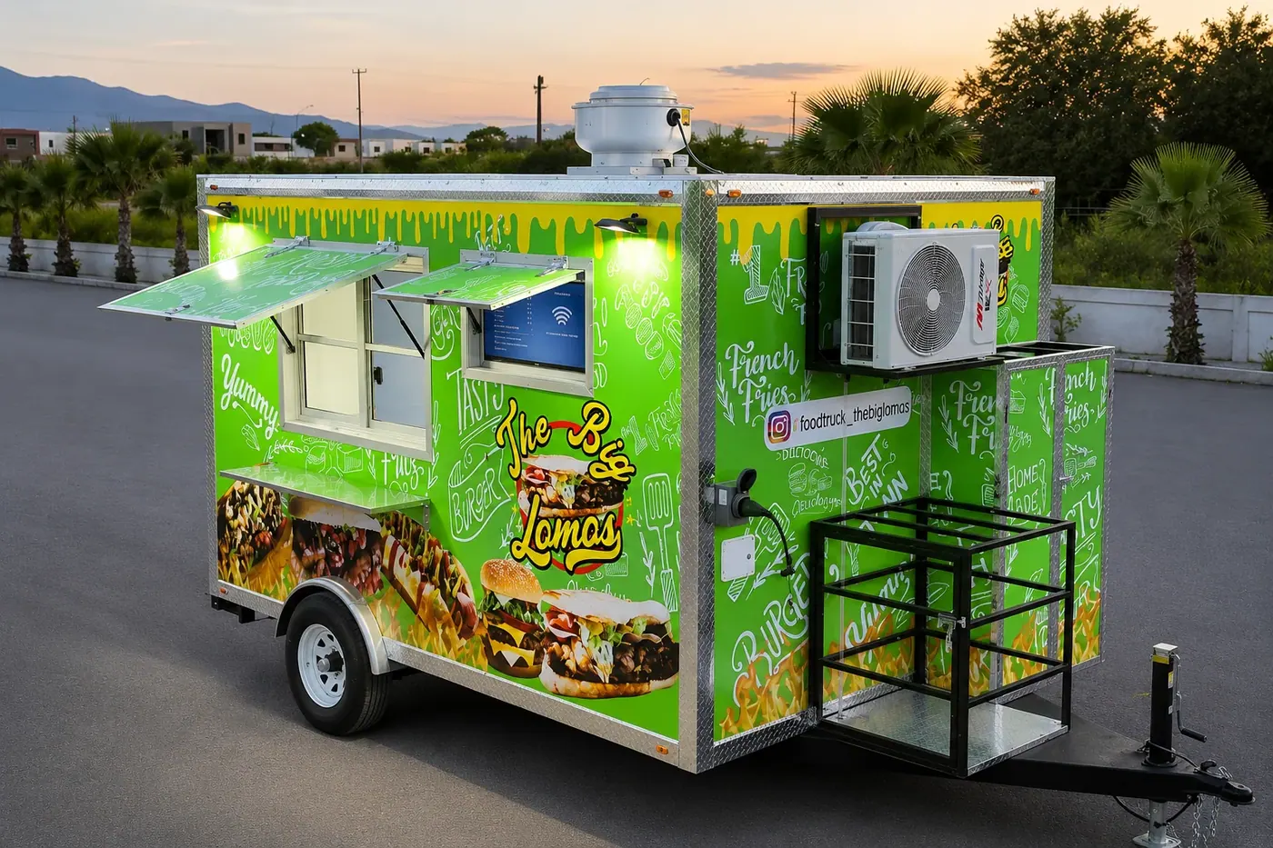 12ft food trailer