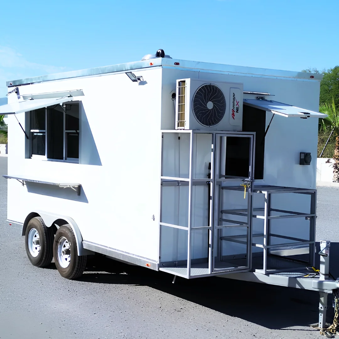 California food trailer exterior detail