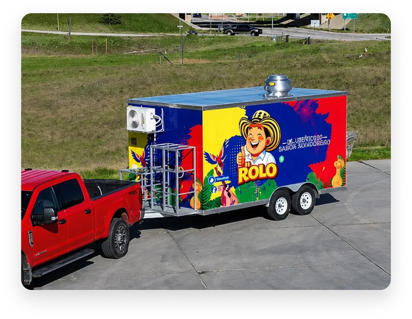 Custom Trailuxe mobile business trailer